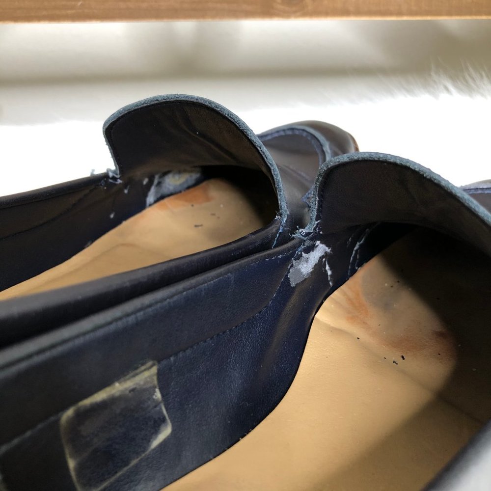EVERLANE | The Modern Loafer Leather Navy US 7.5 - Picture 7 of 10
